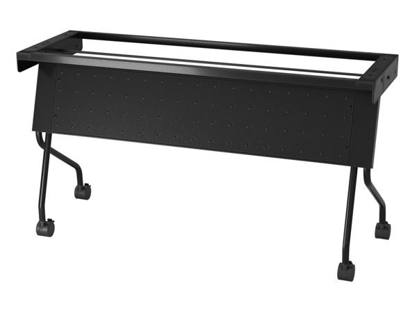 Training table base with modesty 5x2 black